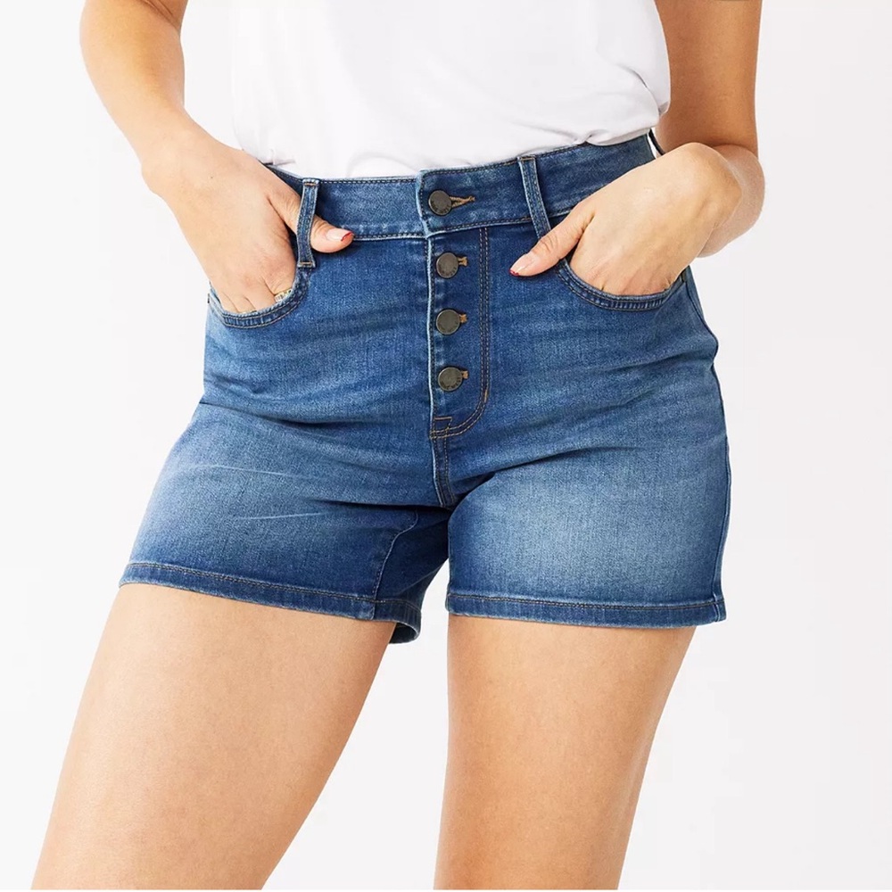 Ava & Alex Women’s Blue Denim Jean Shorts Size 12